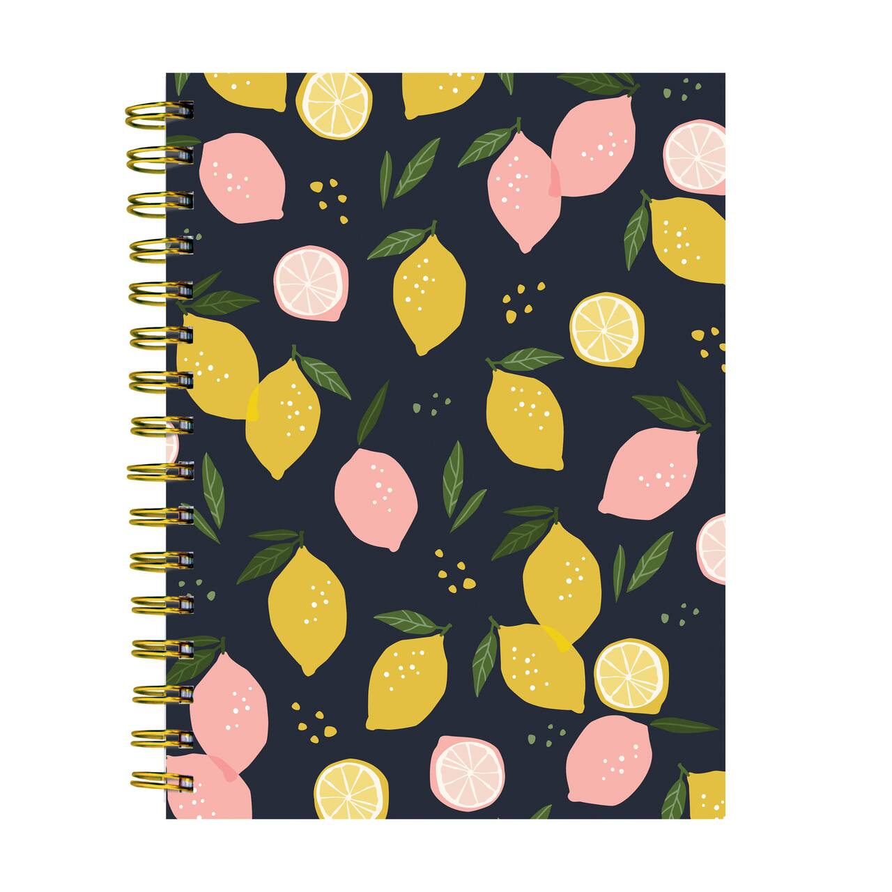TF Publishing Joy Lemon Squeeze Spiral Lined Journal